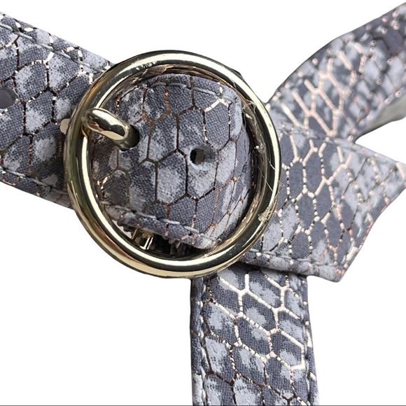 Deltan EVERLY Espadrille Wedges / Color Lilac Snake - Picture 9 of 11